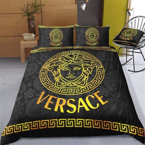 bed blankets versace|versace style bedroom set.